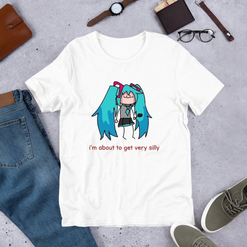 Summer Edition Clothing - 2026 Cute Cartoon Hatsune miku T-Shirt