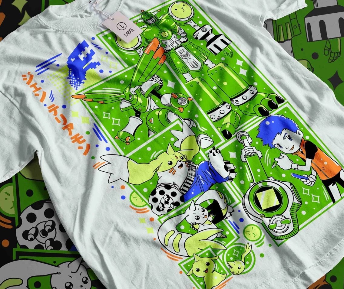 Summer Edition Clothing - 2026 Summer Anime Digital Monster Jenrya