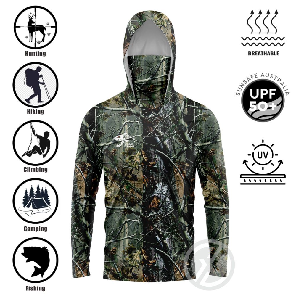 Summer Clothing Trend - UPF50+ Hooded Fishing Shirt Built‑in Face