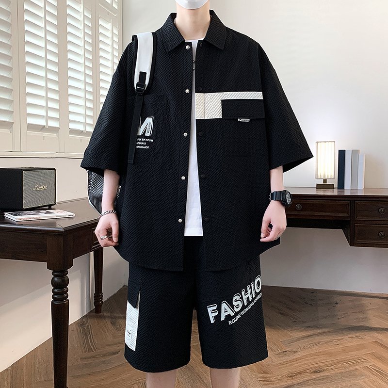 Summer Clothing Men Fashion - Fashion Men's Sets Top Shirts &