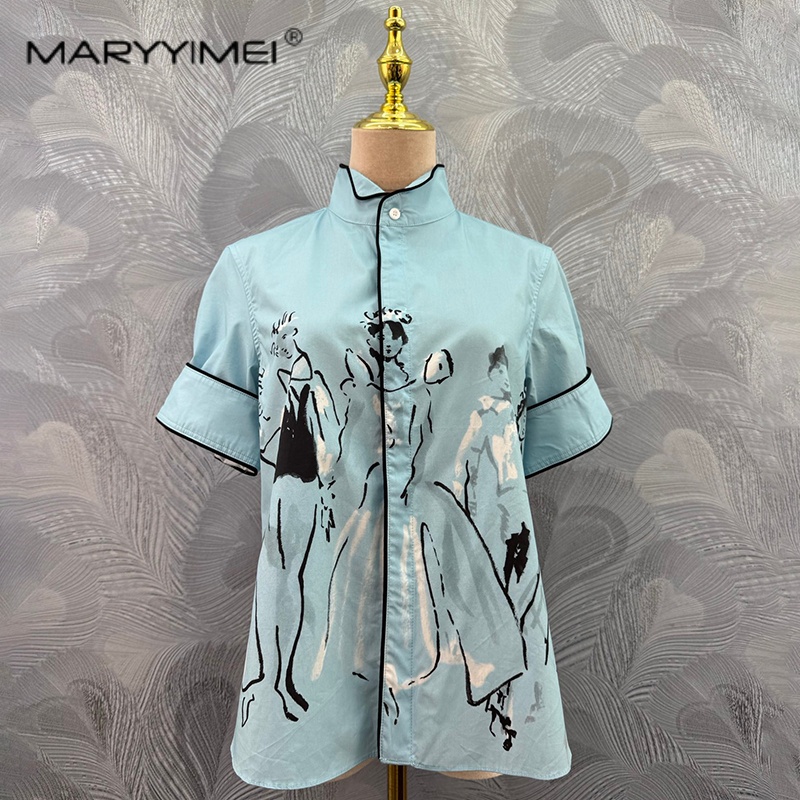 Summer Edition Clothing - MARYYIMEI Fashion printed women's clothing character