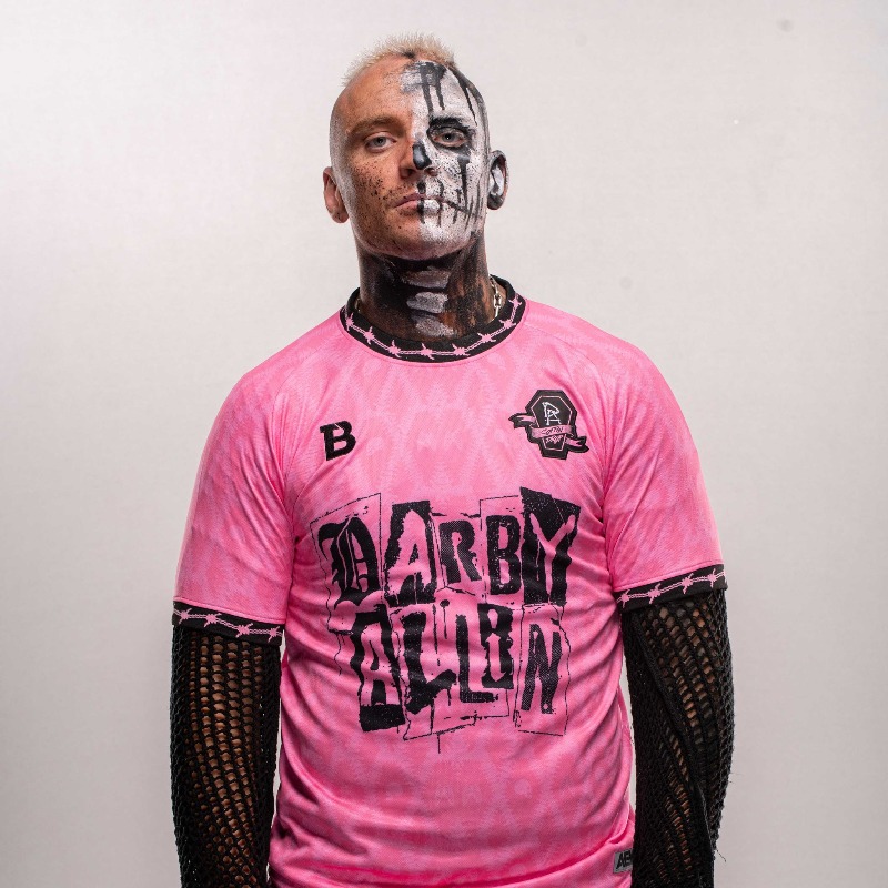 Summer Clothing Old Money - Darby Allin Wrestling Print Pink Jersey