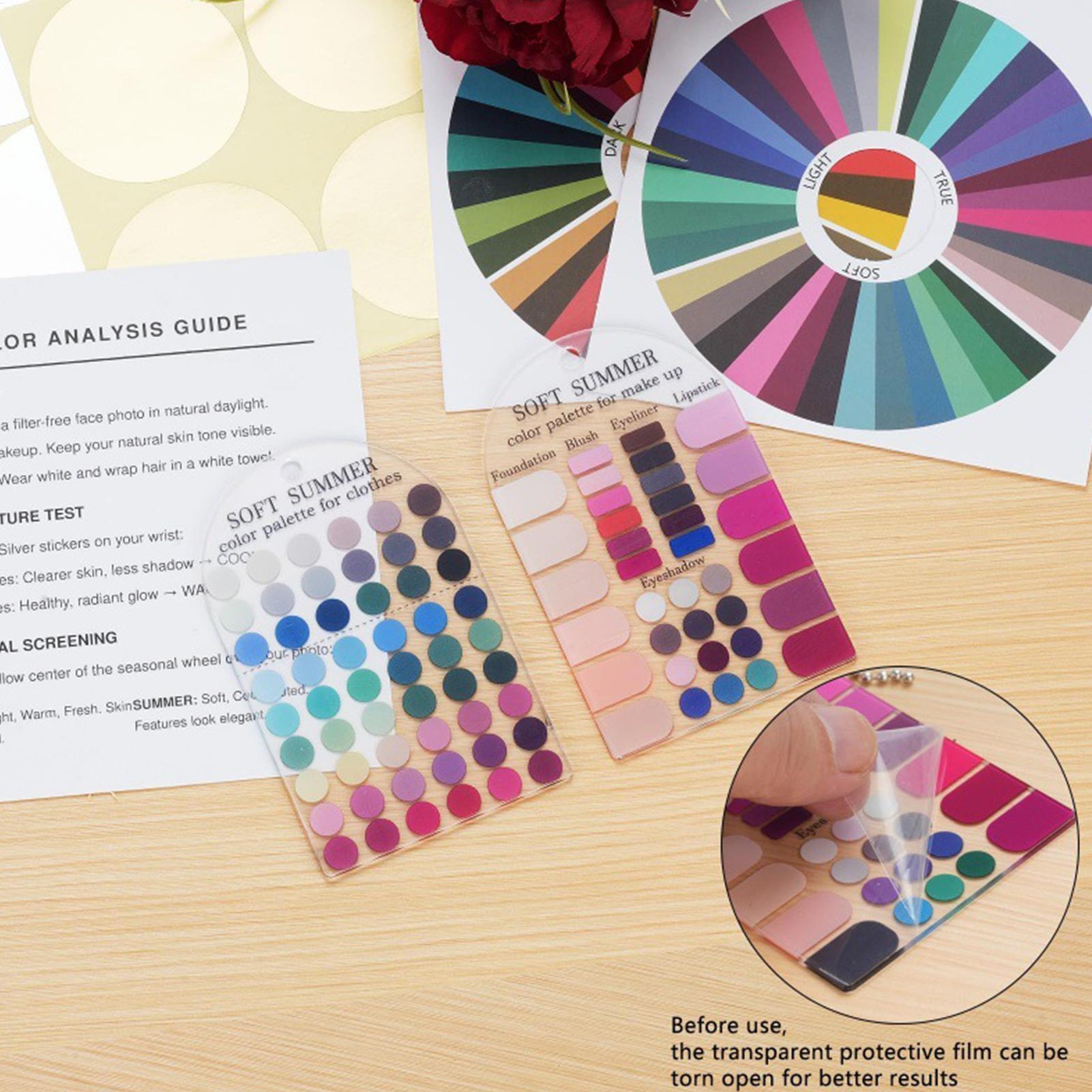 Summer Clothing Color Palette - Acrylic Seasonal Palette Soft Summer Color