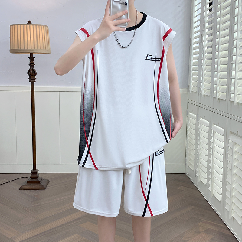 Summer Clothing Men Fashion - Men's Casual 2-Piece Sportswear Set Streetwear