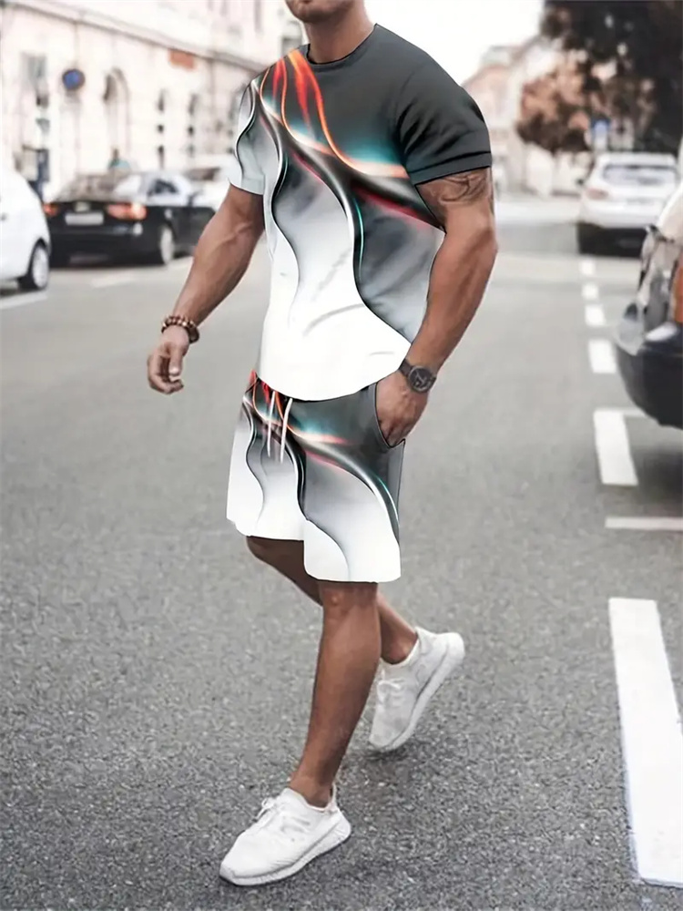 Men Women Gradient Texture T-s - огляд і ціна Summer Clothing Styles For Women