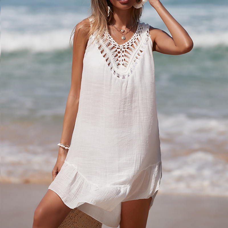 Women V-Neck Backless Hollow O - огляд і ціна Summer Clothing Colors