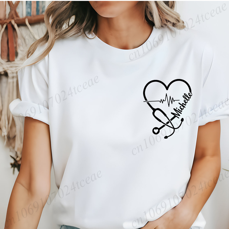 Custom Nurse Personalized Shir - огляд і ціна Summer Clothing Names