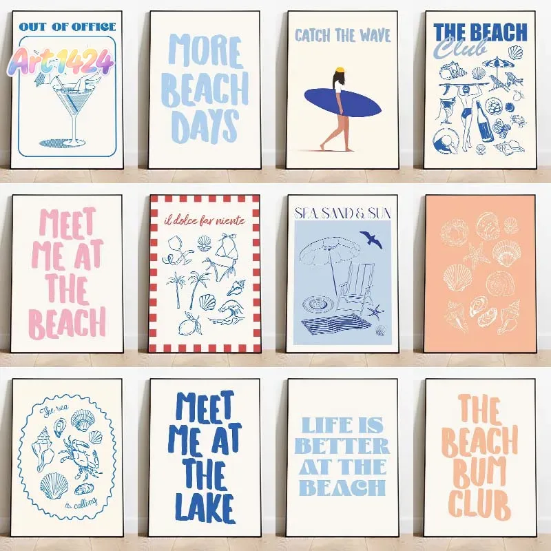 Seashells Meet Me At The Beach - огляд і ціна Summer Quotes