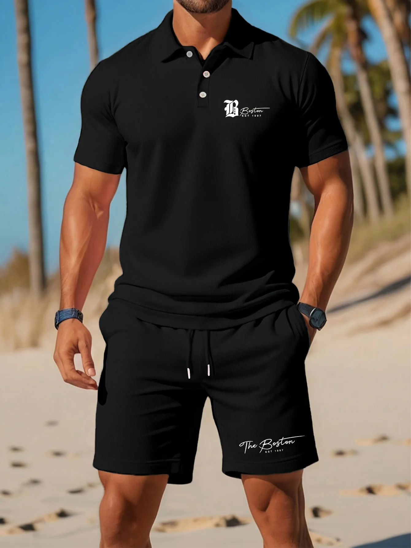 Summer New Men's Polo Shirt Se - огляд і ціна Summer Clothing Men Fashion