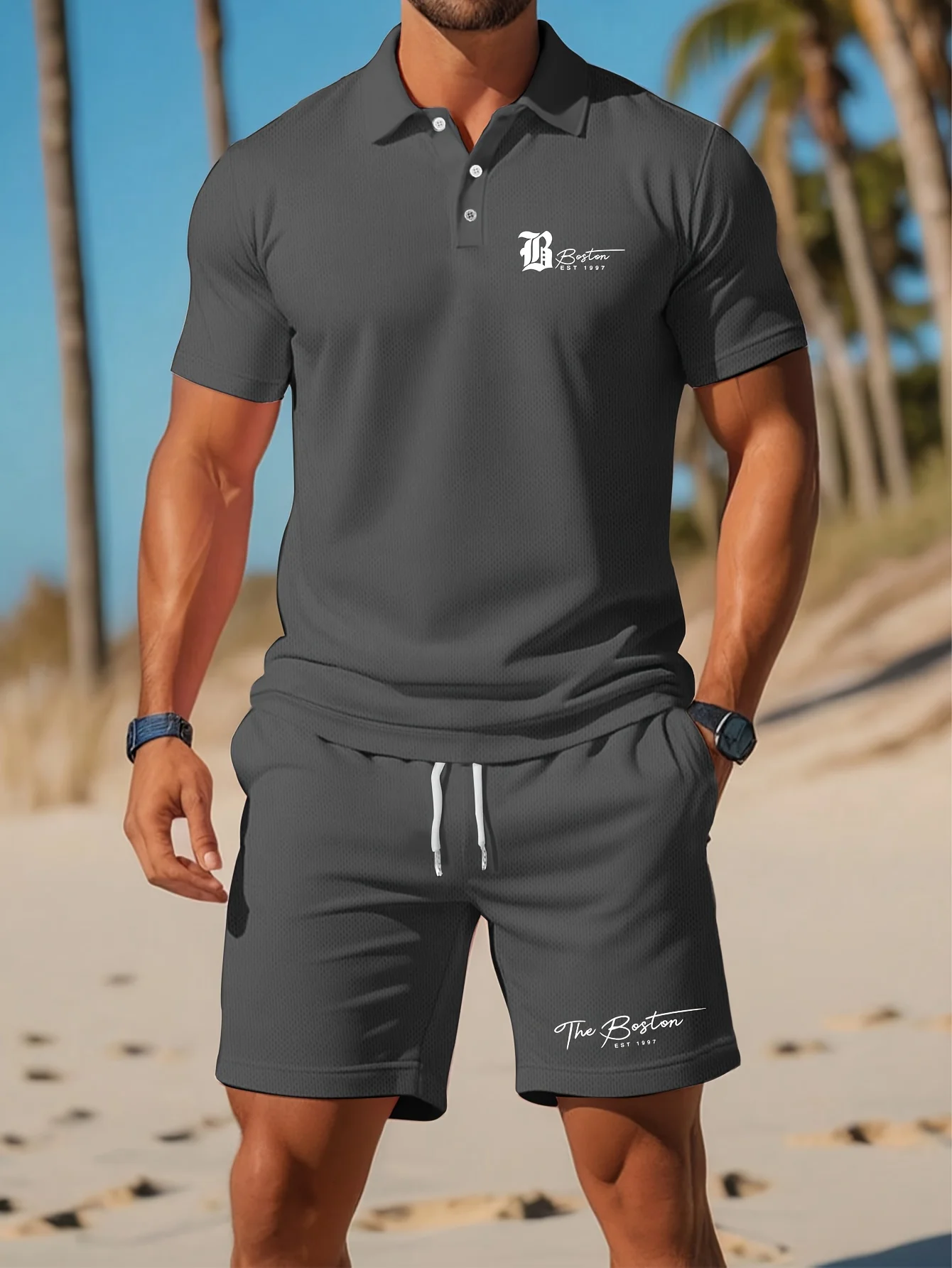 Summer New Men's Polo Shirt Se - огляд і ціна Summer Clothing Men Fashion