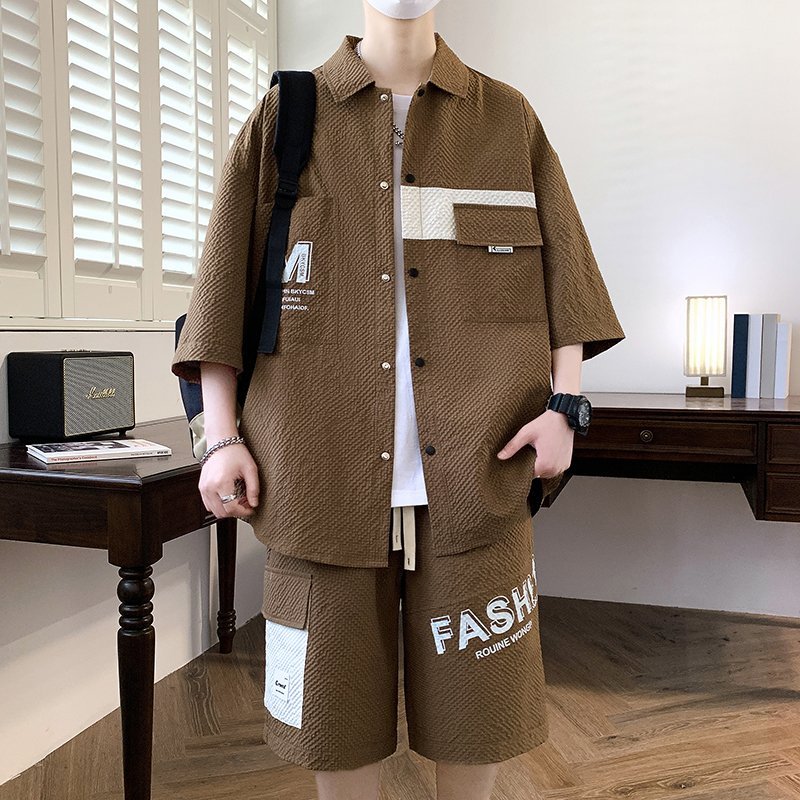 Fashion Men's Sets Top Shirts  - огляд і ціна Summer Clothing Men Fashion