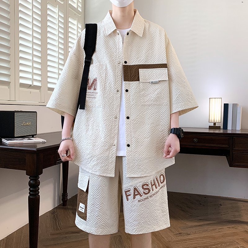 Fashion Men's Sets Top Shirts  - огляд і ціна Summer Clothing Men Fashion