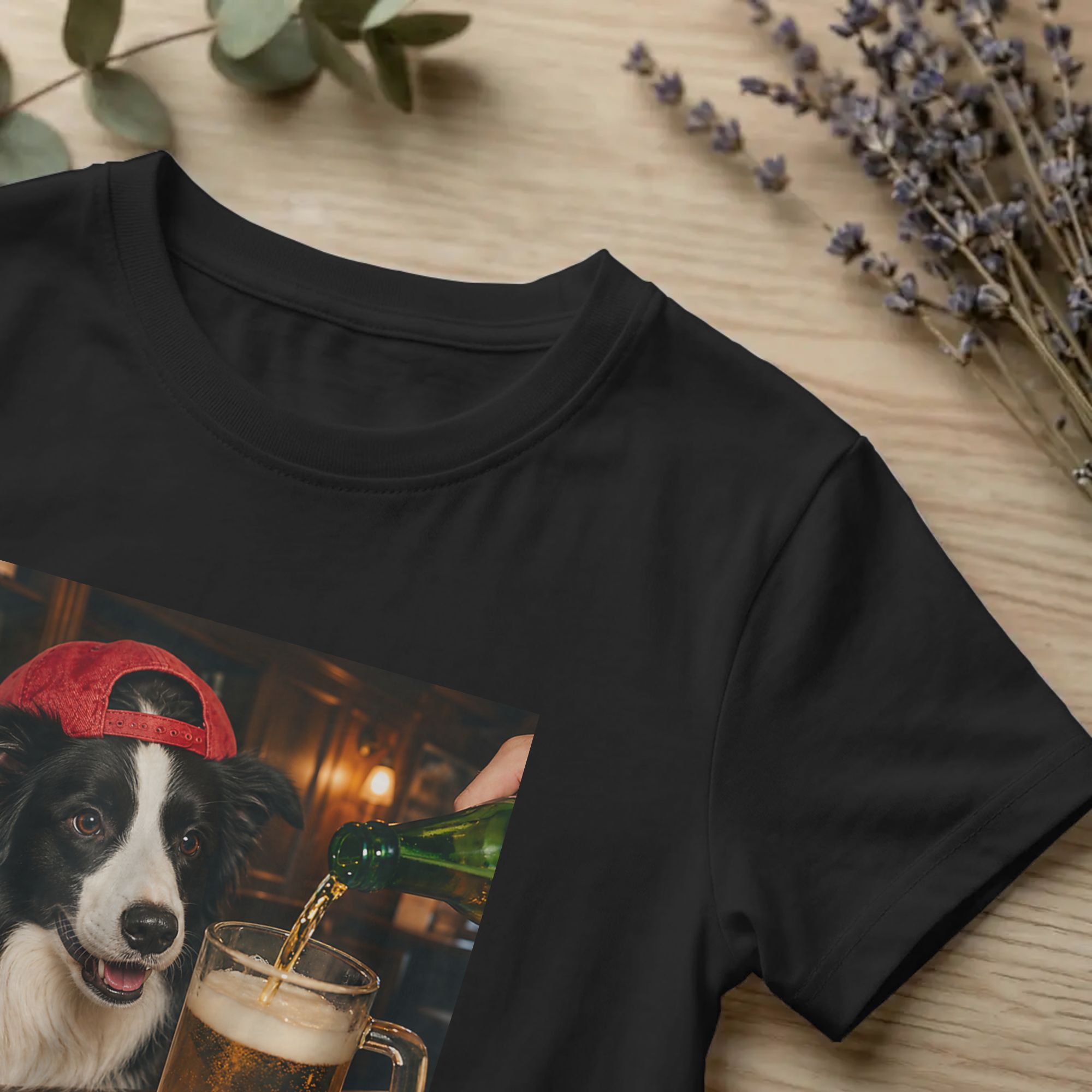 Men Border Collie Drinking Bee - огляд і ціна Summer Clothing Ideas
