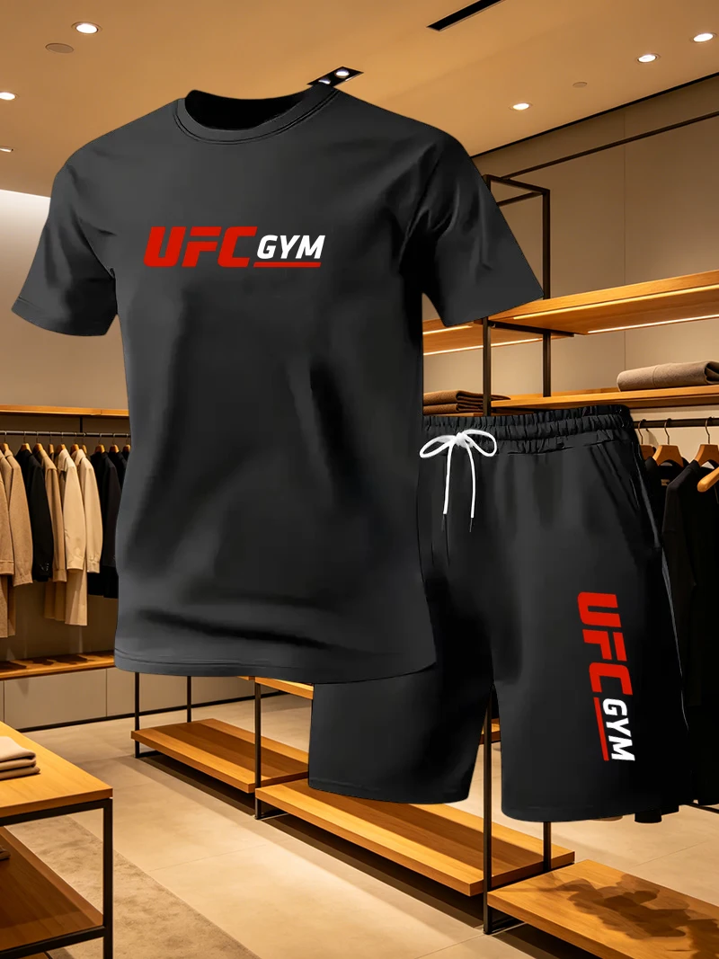 Men's Fashion T-shirt Shorts U - огляд і ціна Summer Quotes