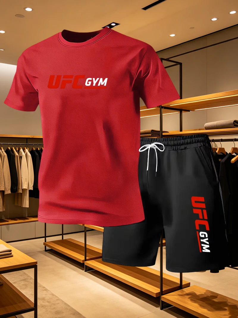 Men's Fashion T-shirt Shorts U - огляд і ціна Summer Quotes