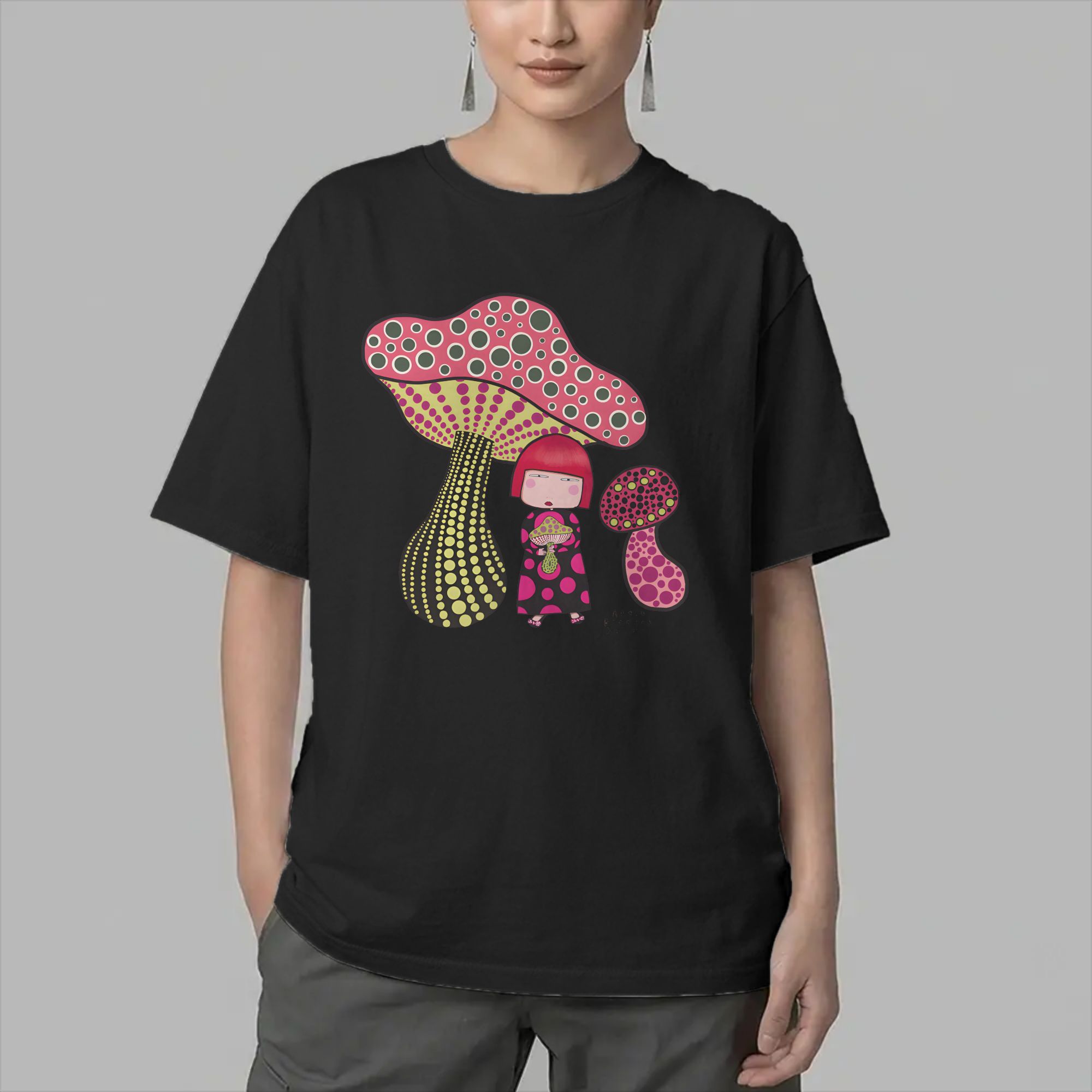 Men's Mushrooms Girl Y-Yayoi K - огляд і ціна Summer Clothing Ideas