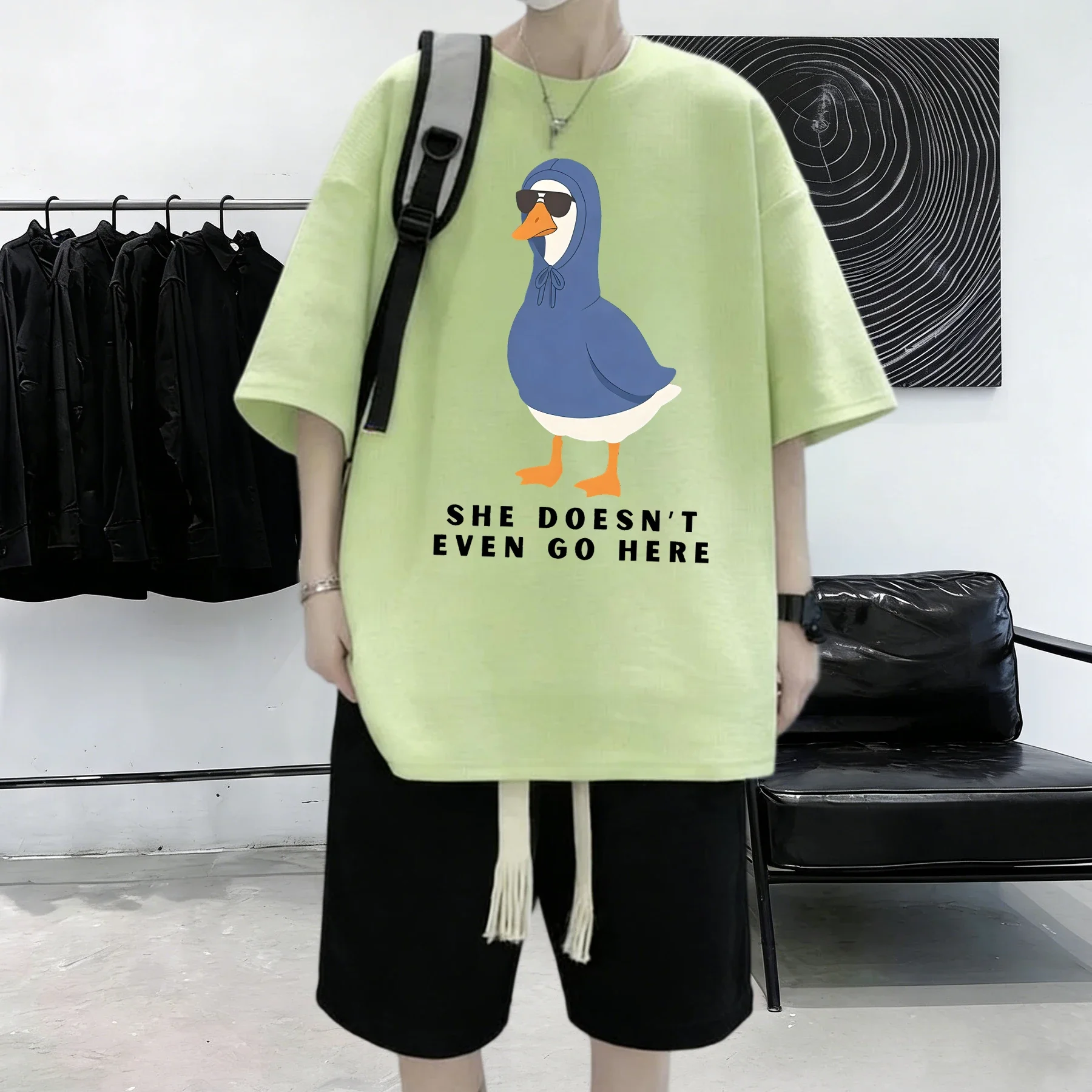 She Doesn'T Even Go Here Print - огляд і ціна Summer Clothing Not Shein
