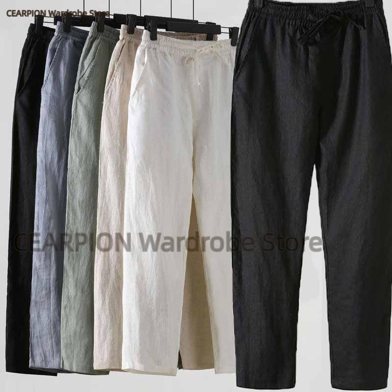 Summer Chinese Style Straight  - огляд і ціна Summer Clothing Men Linen