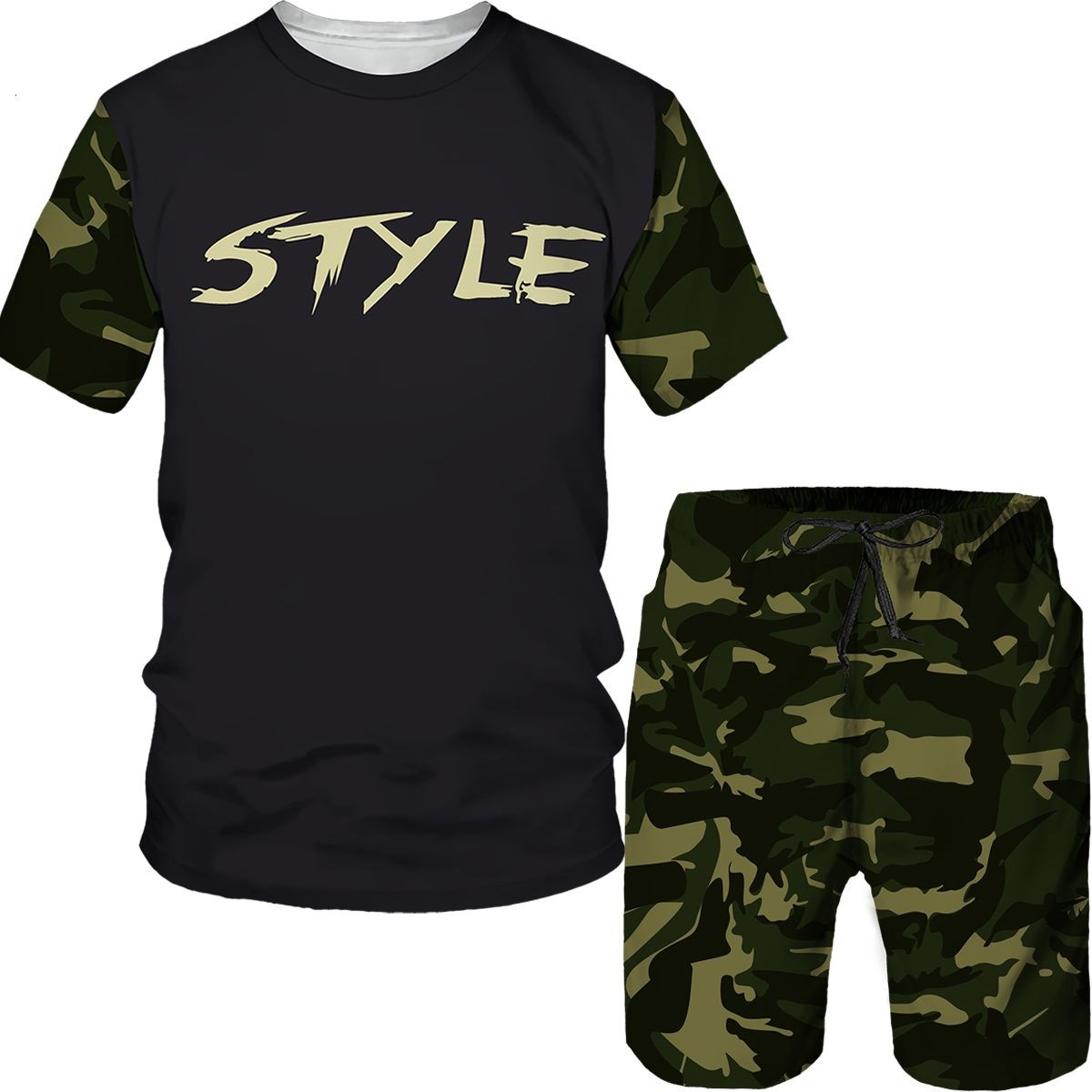 Camouflage Men's Suits Camo 3D - огляд і ціна Summer Clothing Outfits