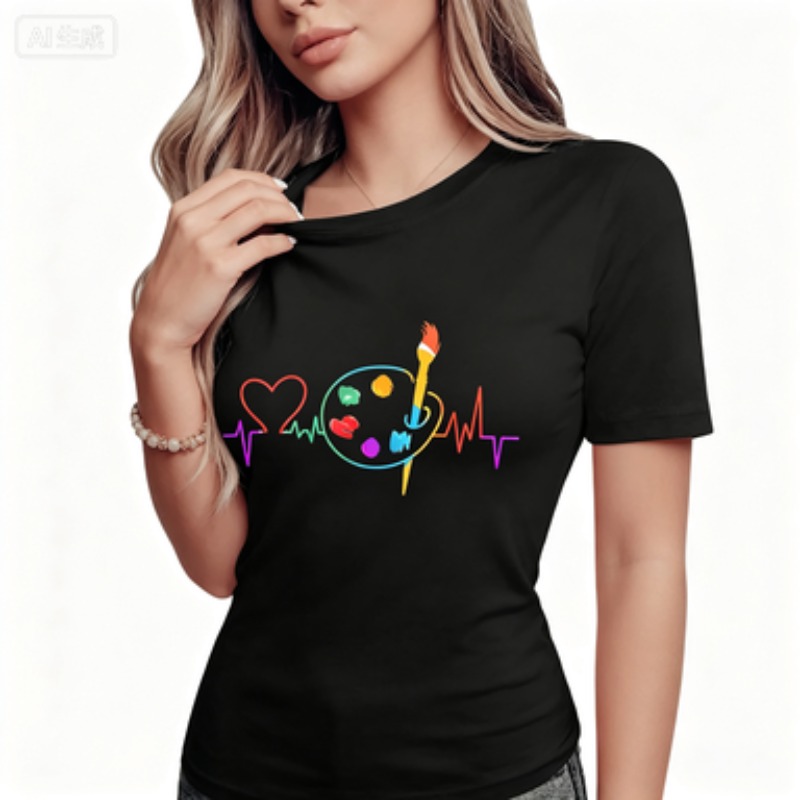 Colorful Geometric Women's Cas - огляд і ціна Summer Clothing Color Palette