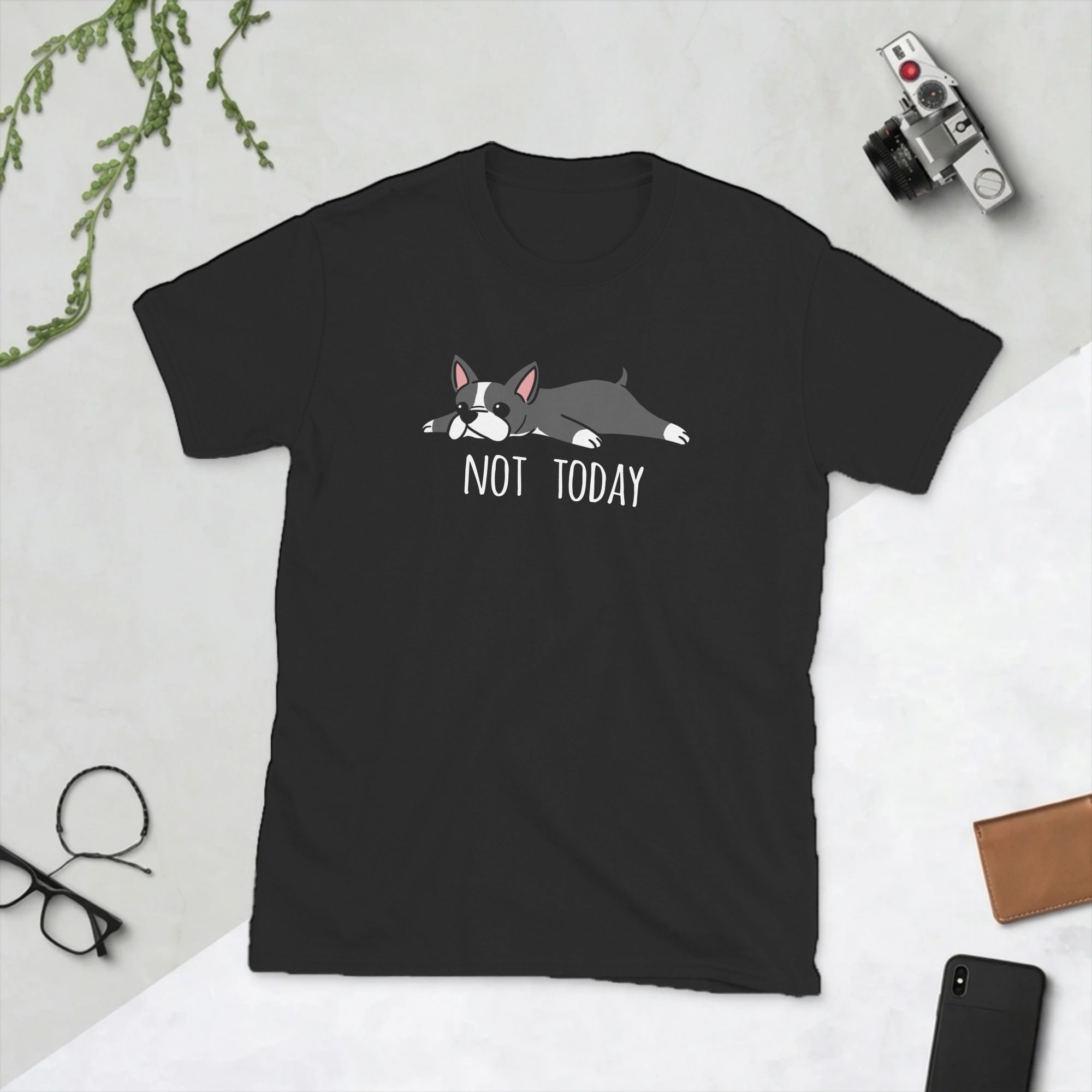 Funny Not Today Boston Terrier - огляд і ціна Summer Clothing Ideas