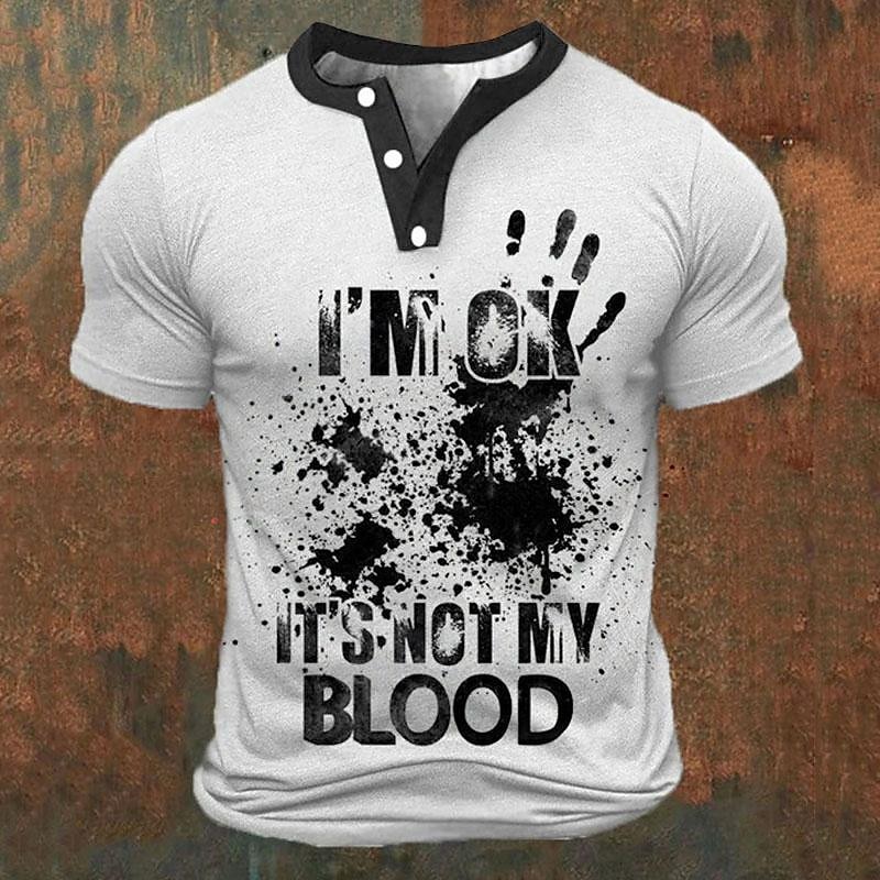 Funny 3D Letter Print Men's He - огляд і ціна Summer Clothing Men Fashion