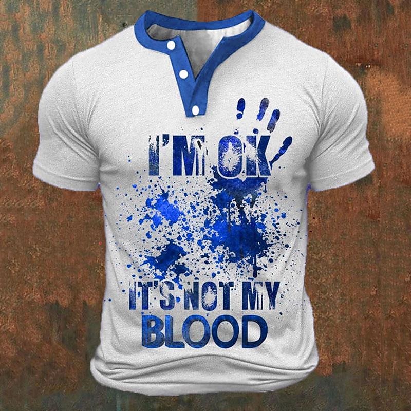 Funny 3D Letter Print Men's He - огляд і ціна Summer Clothing Men Fashion