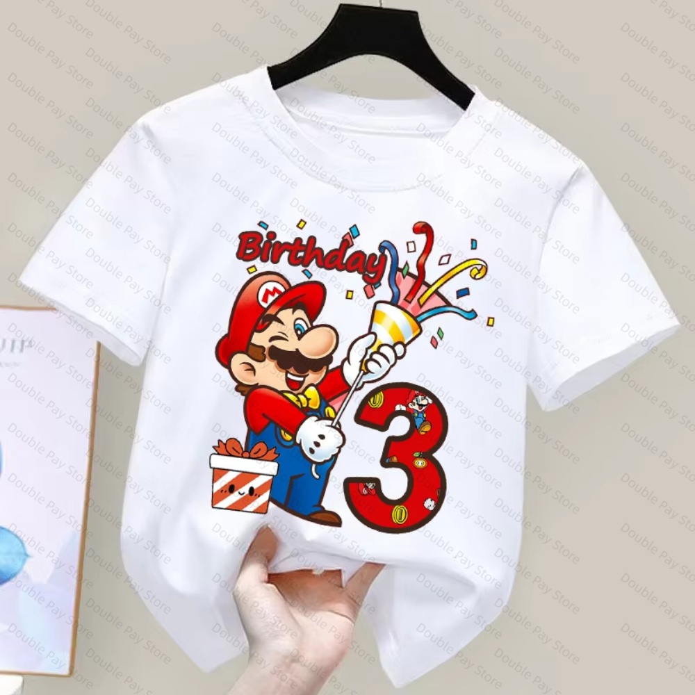 Kids Cartoon Mario Birthday Nu - огляд і ціна Summer Edition Clothing