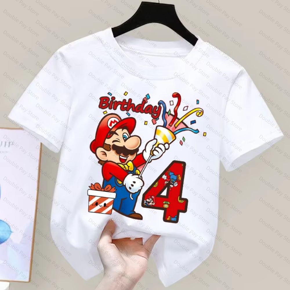 Kids Cartoon Mario Birthday Nu - огляд і ціна Summer Edition Clothing