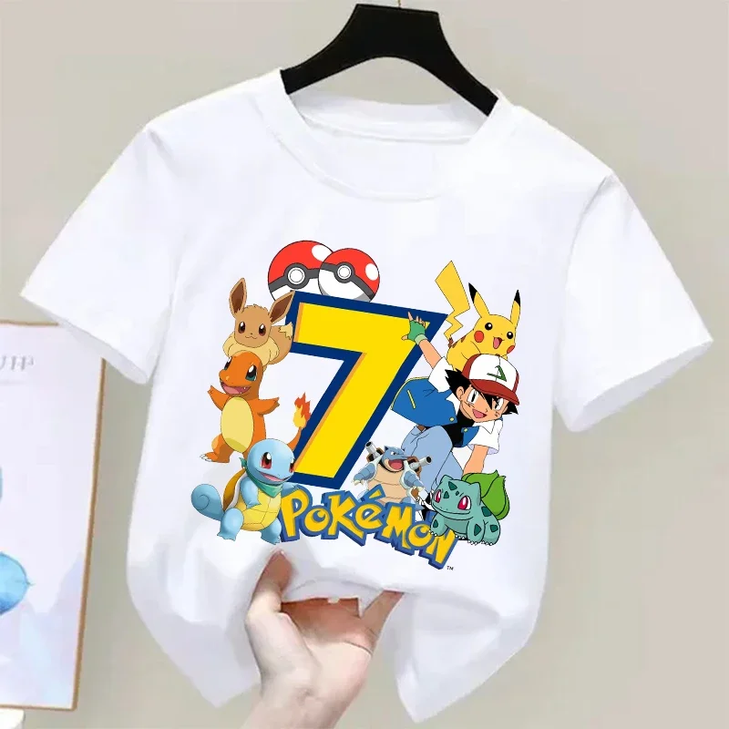 Pokemons Pikachu Kids T Shirts - огляд і ціна Summer Edition Clothing