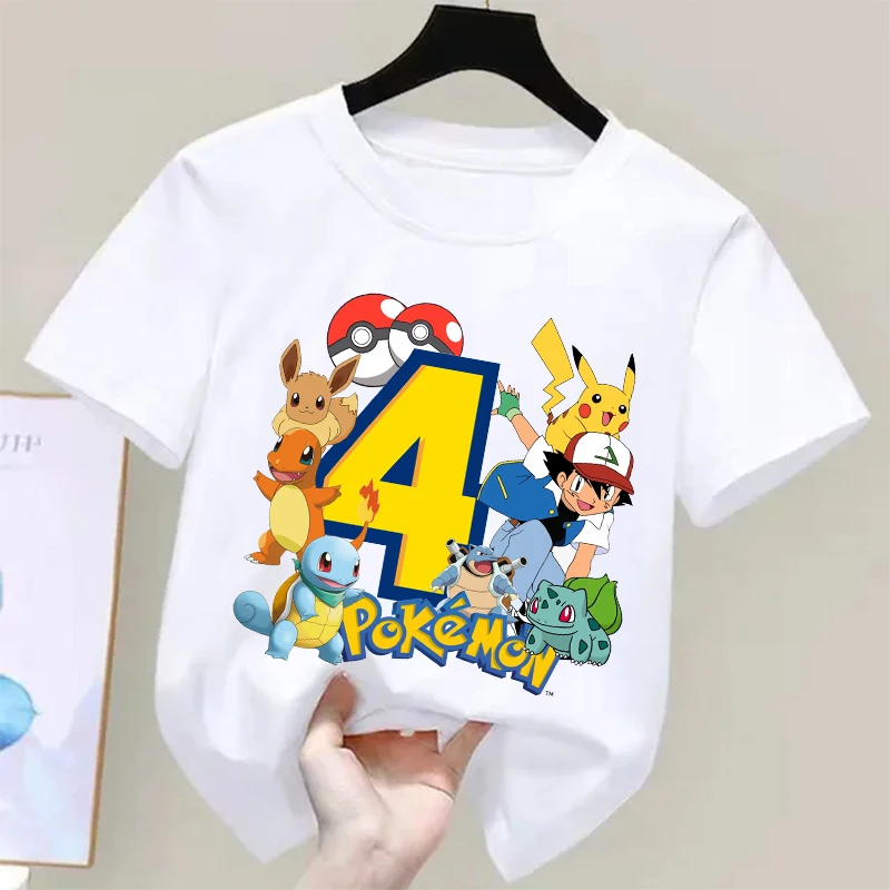 Pokemons Pikachu Kids T Shirts - огляд і ціна Summer Edition Clothing