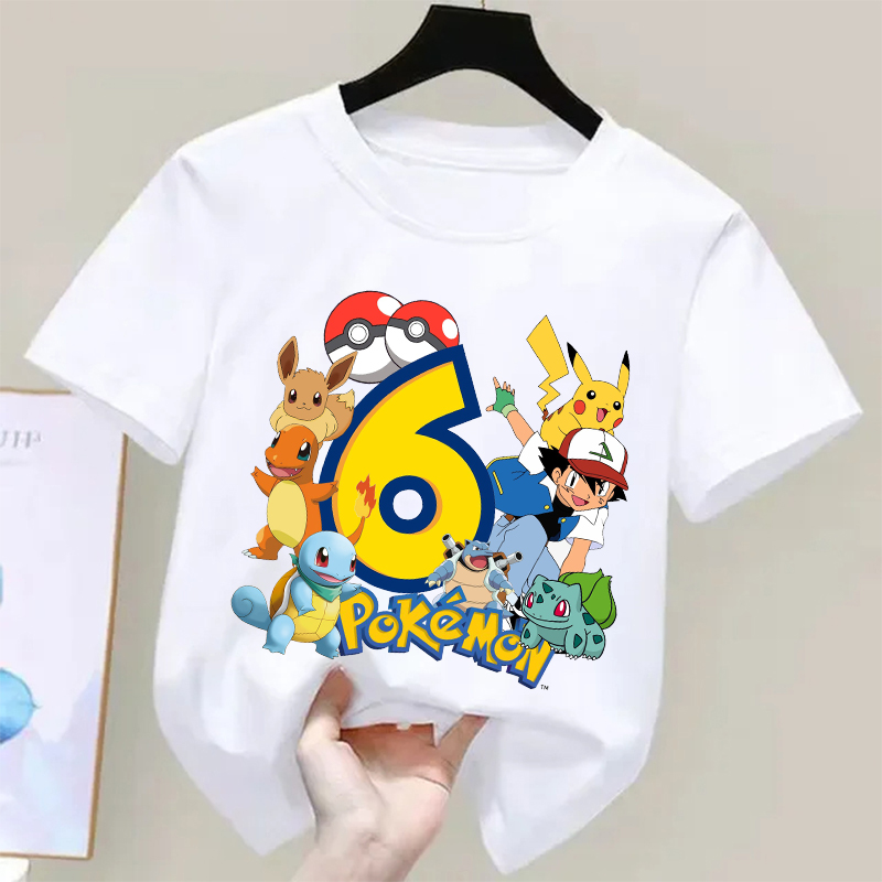 Pokemons Pikachu Kids T Shirts - огляд і ціна Summer Edition Clothing