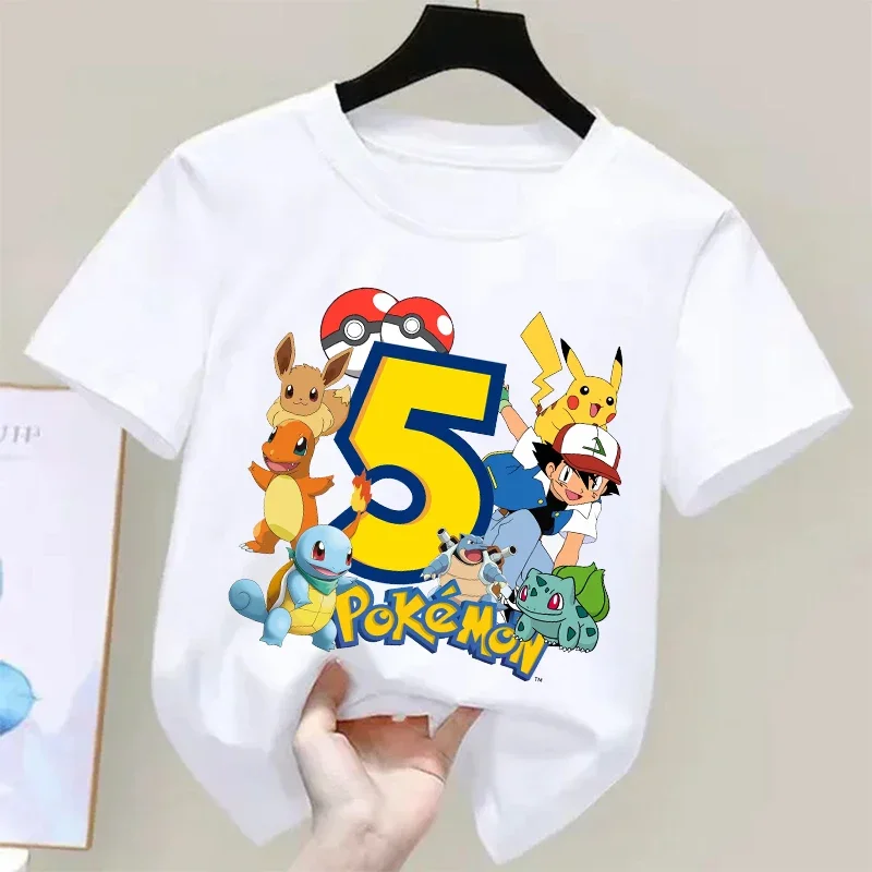 Pokemons Pikachu Kids T Shirts - огляд і ціна Summer Edition Clothing