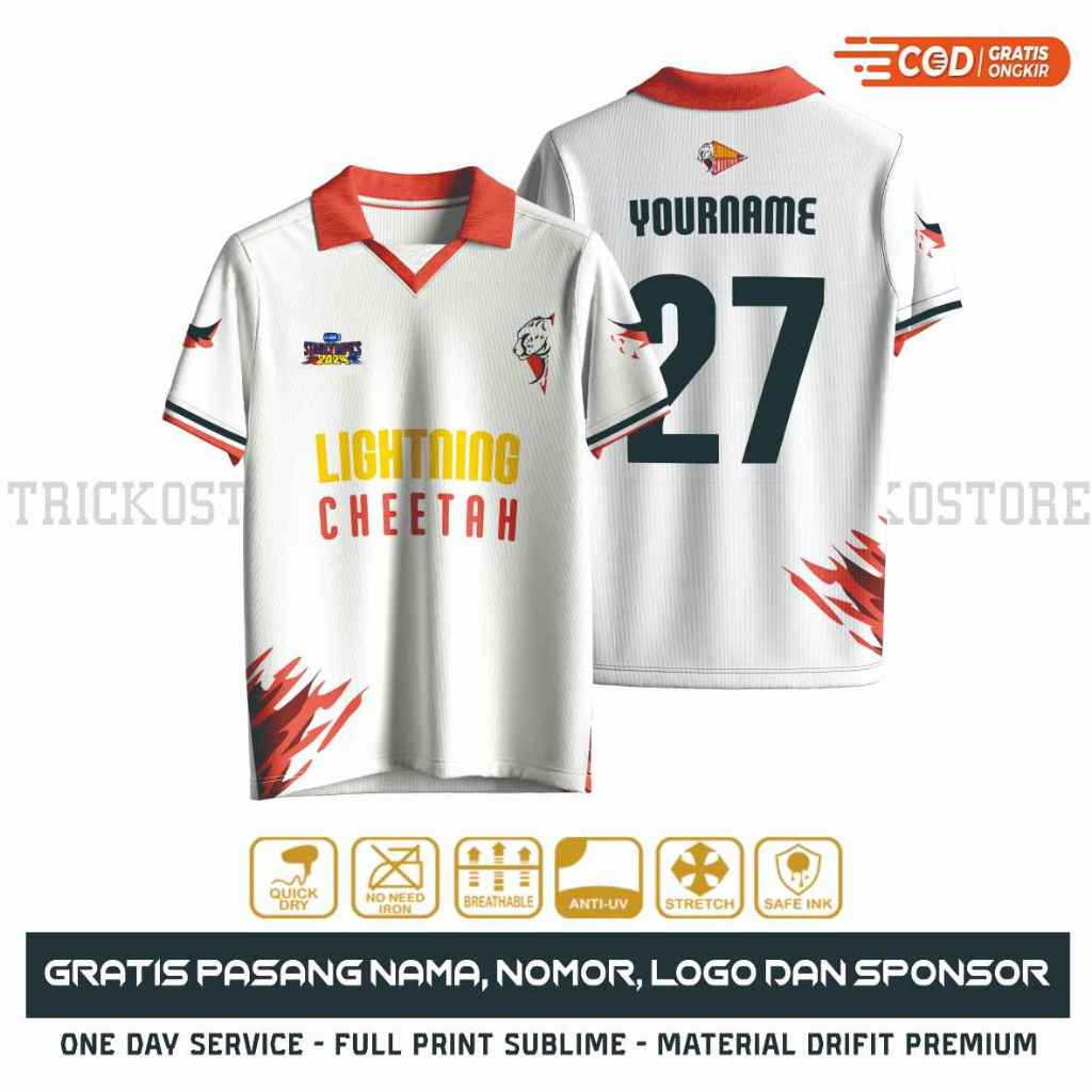 GMMTV LIGHTNING CHEETAH JERSEY - огляд і ціна Summer Clothing Names